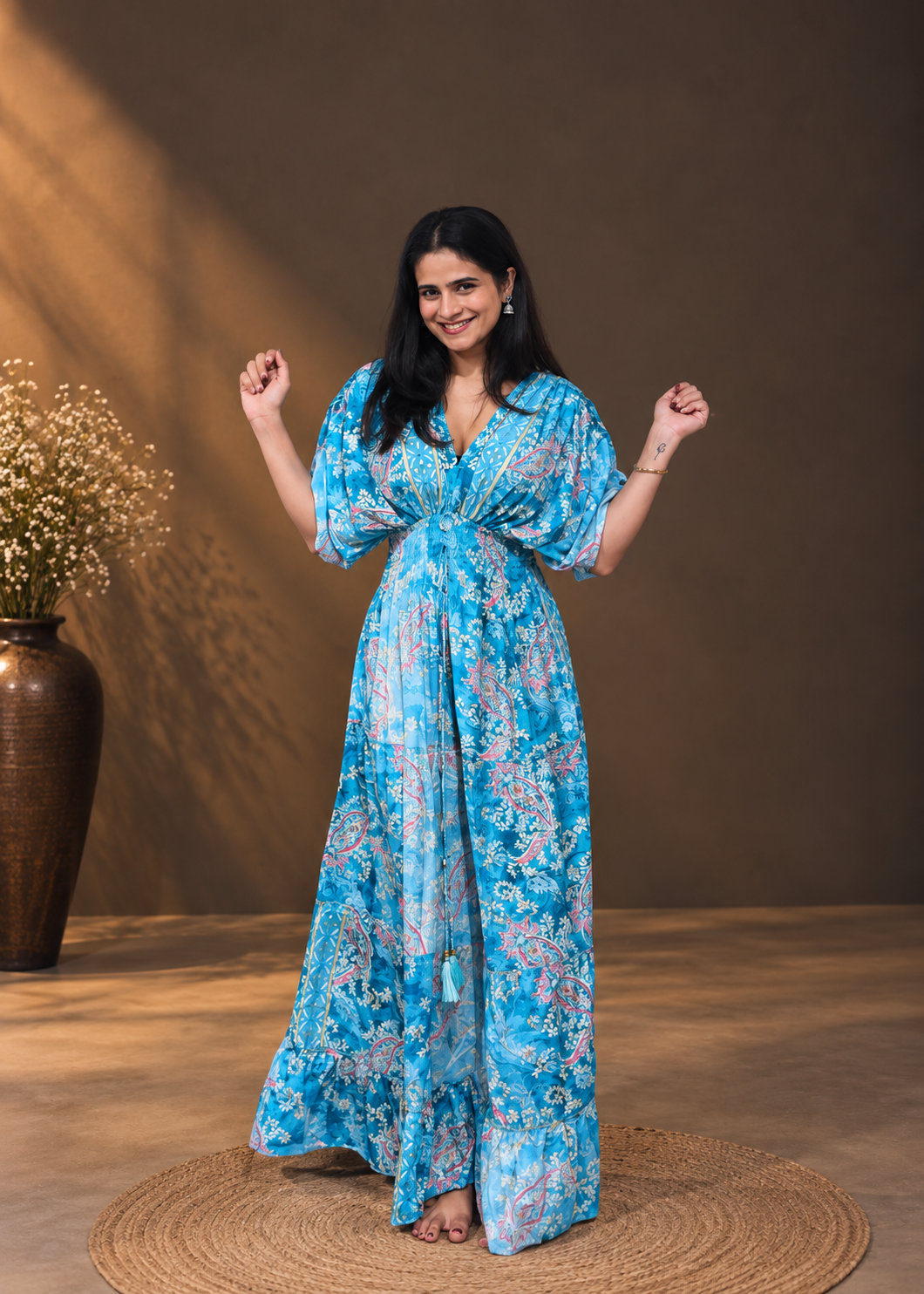 Skyla Blue Maxi Dress