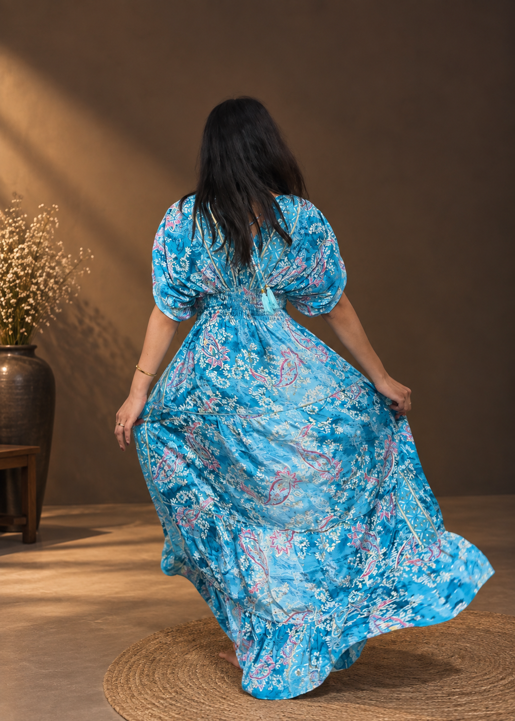 Skyla Blue Maxi Dress
